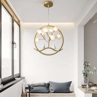 Bird cage ring chandelier Lamp Nordic Design Tree Branch Chandelier(WH-MI-249)