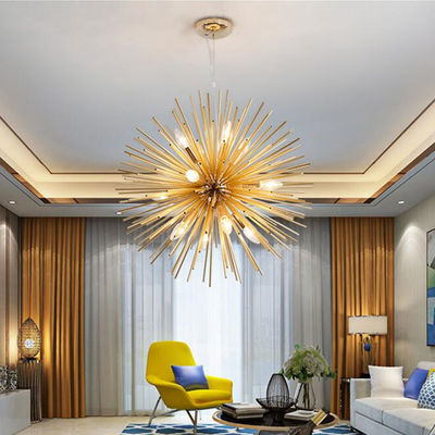 Nordic Artistic LED Aluminum Dandelion Chandelier Hanging Lamps sputnik chandelier(WH-MI-250)