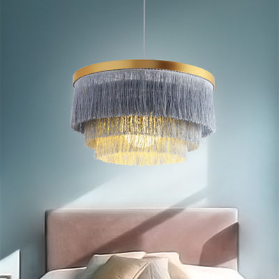 Round Chandelier Lighting Dining room Bar Kitchen fringe lamp suspension light(WH-MI-252)