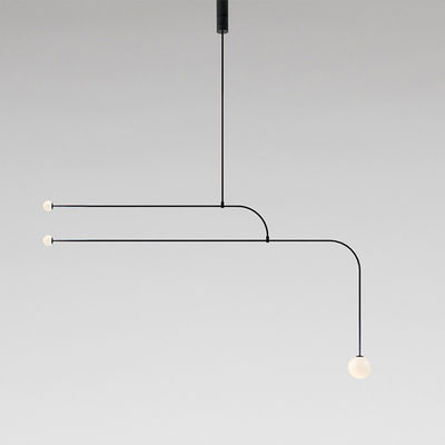 Geometric Led Chandeliers Dining room Bar Long tube Chandelier lustre suspension lamp(WH-MI-256)