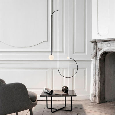 Geometric Led Chandeliers Dining room Bar Long tube Chandelier lustre suspension lamp(WH-MI-256)