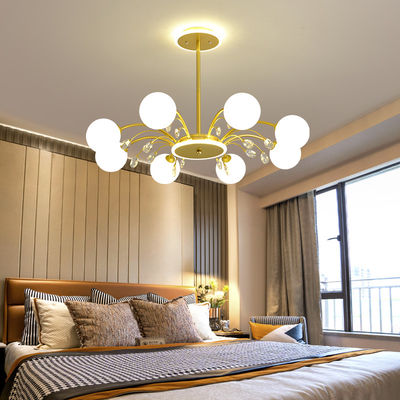 Led tree branch chandelier Postmodern Living Room black glass ball chandelier(WH-MI-265)