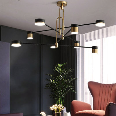 Wrought iron chandelier Gold Black spider lamp For Home Living Room Decoration Chandelier(WH-MI-269)