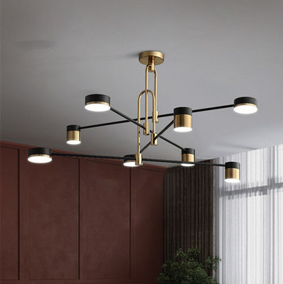 Wrought iron chandelier Gold Black spider lamp For Home Living Room Decoration Chandelier(WH-MI-269)