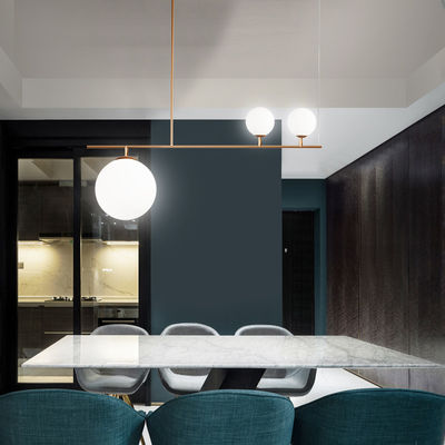 Nordic glass chandelier Modern molecule light gold luxury Ball Light(WH-MI-270)