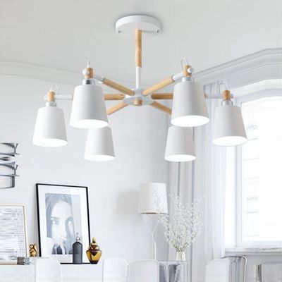 LED Wooden Chandelier For Living room Bedroom restaurant Bar vintage ceiling lamp Loft Chandelier(WH-MI-273)