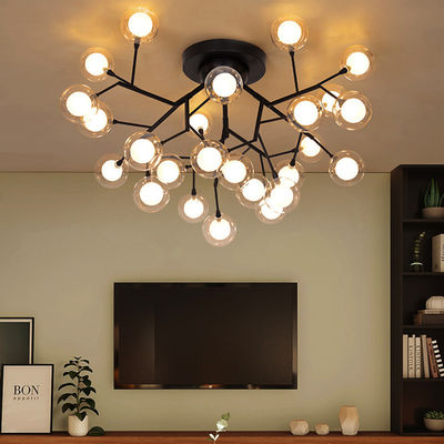 Vintage Industrial Ceiling Light Living room Kitchen Dining room Glass Flush Mount Ceiling Light(WH-MI-274)