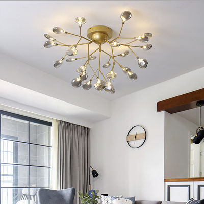 Vintage Industrial Ceiling Light Living room Kitchen Dining room Glass Flush Mount Ceiling Light(WH-MI-274)