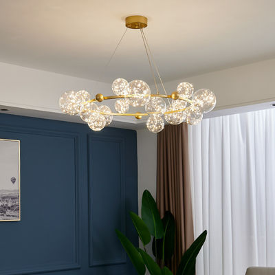 Nordic ring chandelier Living Dining Room Bedroom Led star chandelier Home Circle Chandelier(WH-MI-278)
