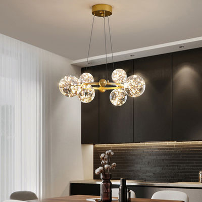 Nordic ring chandelier Living Dining Room Bedroom Led star chandelier Home Circle Chandelier(WH-MI-278)