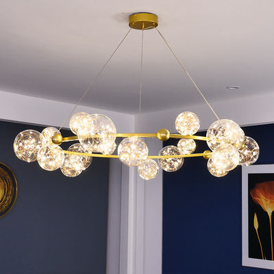 Nordic ring chandelier Living Dining Room Bedroom Led star chandelier Home Circle Chandelier(WH-MI-278)