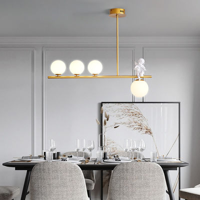 Angel chandelier Creative Personality Gold Ball glass chandelier(WH-MI-279)