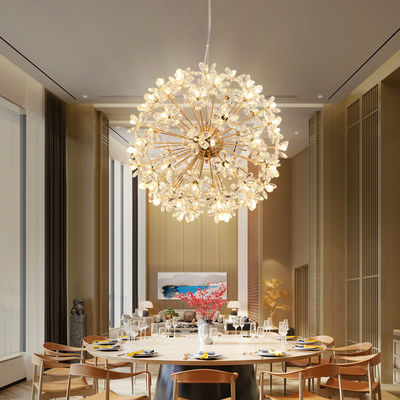Ring ceiling lamp modern crystal chandeliers decor for home kitchen bedroom living dining Dandelion Chandelier(WH-MI-280