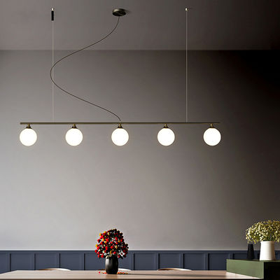 LED black pendant light Vintage glass ball lamp Horizontal Type Pendant Lamp(WH-MI-282)