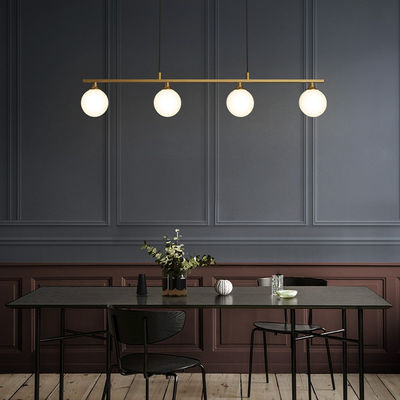 LED black pendant light Vintage glass ball lamp Horizontal Type Pendant Lamp(WH-MI-282)