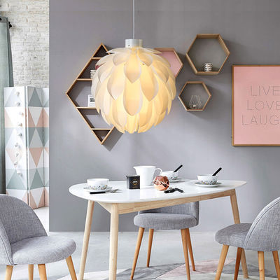 Nordic pendant lamp design white pinecone  creative acrylic lamp for dining room kitchen bar Pendant Light(WH-AP-107)