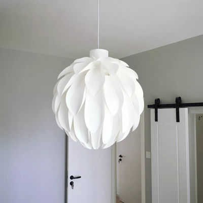 Nordic pendant lamp design white pinecone  creative acrylic lamp for dining room kitchen bar Pendant Light(WH-AP-107)