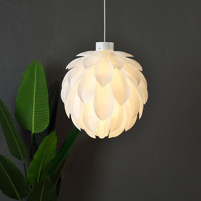Nordic pendant lamp design white pinecone  creative acrylic lamp for dining room kitchen bar Pendant Light(WH-AP-107)