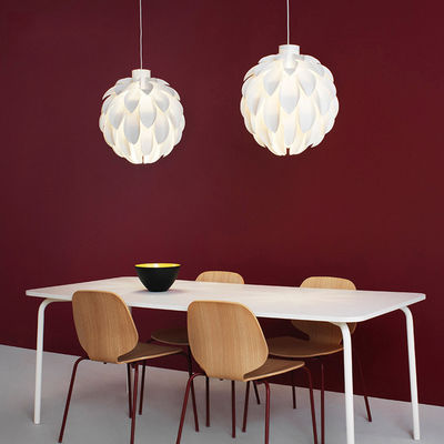 Nordic pendant lamp design white pinecone  creative acrylic lamp for dining room kitchen bar Pendant Light(WH-AP-107)