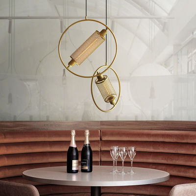 Simple round pendant light Industrial Creative Personality Bedroom Cafe Decorative  Postmodern Pendant Lamp(WH-AP-110)