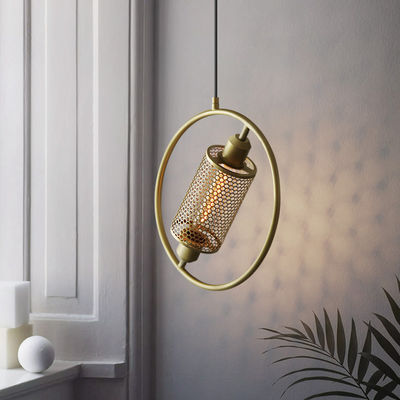 Simple round pendant light Industrial Creative Personality Bedroom Cafe Decorative  Postmodern Pendant Lamp(WH-AP-110)