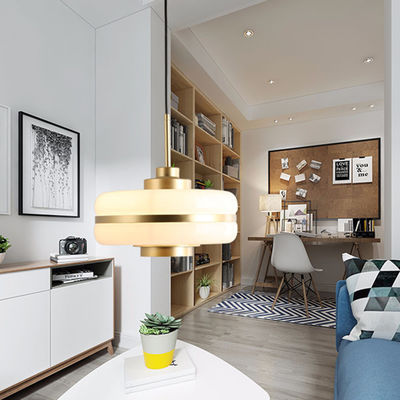 Modern Glass Pendant Lights Nordic Led Kitchen Lamps Living Room Circular  Industrial Home Pendant Lamp(WH-AP-113)