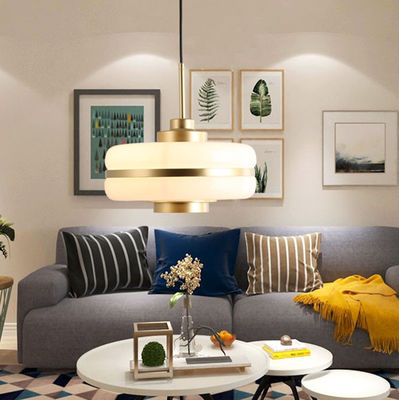 Modern Glass Pendant Lights Nordic Led Kitchen Lamps Living Room Circular  Industrial Home Pendant Lamp(WH-AP-113)