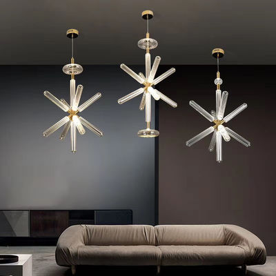 Postmodern luxury pendant light LED Glass pendant lamp Restaurant Cord Suspension Cipher collection Lamp(WH-AP-116)