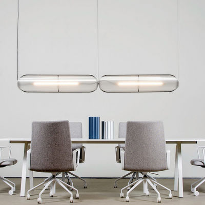 Nordic Liner Pendant Lamp Designer minimalist LED glass pendant lamp For Hotel Dinning Room Series Lamp(WH-AP-118)