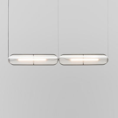 Nordic Liner Pendant Lamp Designer minimalist LED glass pendant lamp For Hotel Dinning Room Series Lamp(WH-AP-118)