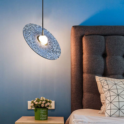 Nordic round pendant light Creative Designer Bedroom Creative Terrazzo Restaurant Planet Terrazzo Pendant Lamp(WH-AP-128