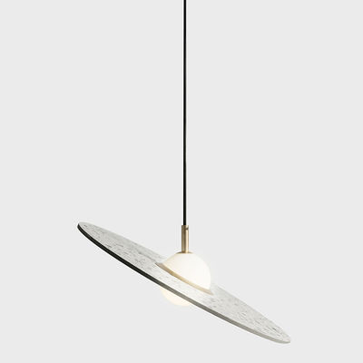 Nordic round pendant light Creative Designer Bedroom Creative Terrazzo Restaurant Planet Terrazzo Pendant Lamp(WH-AP-128