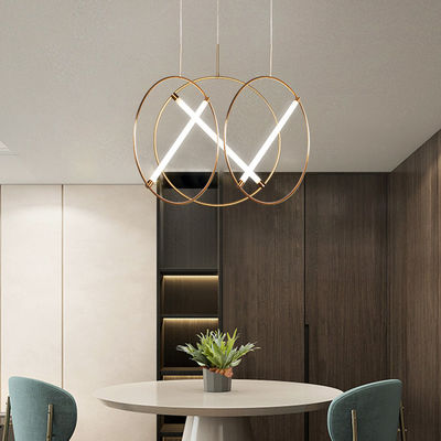 Post-modern ring pendant light luxury creative living room designer pendant light Suspension Lamp(WH-AP-130)