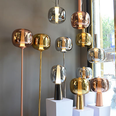 Nordic Glass Pendant Light LED trumpet lamp design rose gold lamp For Living Room Bedroom Pendant Lamp(WH-AP-131)