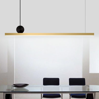 Nordic long pendant light designer LED Linear Pendant Lights For Lighting Restaurant Suspension Lamp(WH-AP-134)