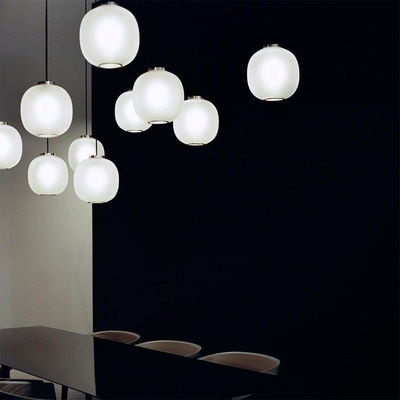 Retro Simple Glass pendant light black white lamp LED Home restaurant for living room Pendant Lamp(WH-AP-136)