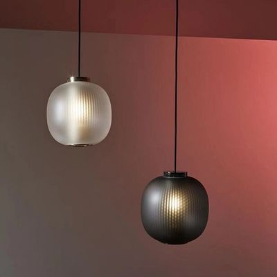 Retro Simple Glass pendant light black white lamp LED Home restaurant for living room Pendant Lamp(WH-AP-136)