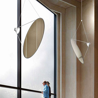 Nordic round pendant light Designer drop light Modern Stainless Steel Pendant Lamp Villa Hall Suspension Lamp(WH-AP-138)