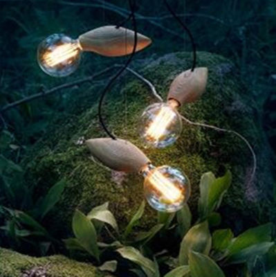 Industrial pendant lamp Creative Single pendant lamp wood design Antique Edison Simple Loft Pendant Lamp(WH-AP-141)