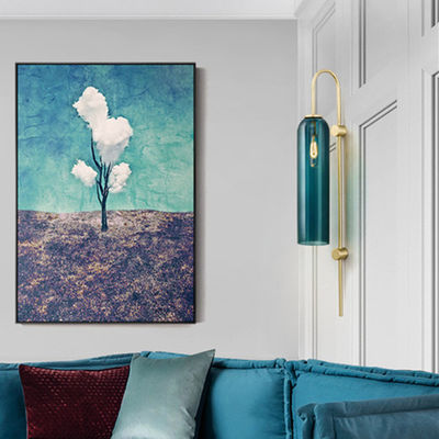 Nordic pendant light Modern designer Blue Lampshade Interior for Bedroom Dining Living Room Pendant Light(WH-AP-146)