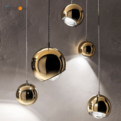 Nordic ball pendant lamp gold designer minimalist bedroom modern stairwell bar restaurant Pedant Lamp(WH-AP-148)