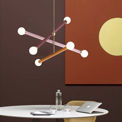 Nordic tube chandelier G4 Modern Creative LED Dining Room Simple light Bedroom Restaurant Designer Chandelier(WH-AP-149)