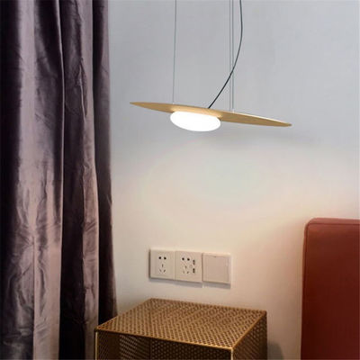 Postmodern linear pendant light Design gold light fixtures Glass Light For Restaurant Coffee Pendant Lamp(WH-AP-150)