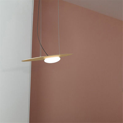 Postmodern linear pendant light Design gold light fixtures Glass Light For Restaurant Coffee Pendant Lamp(WH-AP-150)