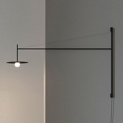 Nordic glass wall light Designer Minimalist black Arm Adjustable Villa Hall Background Restaurant Wall Lamp(WH-AP-151)