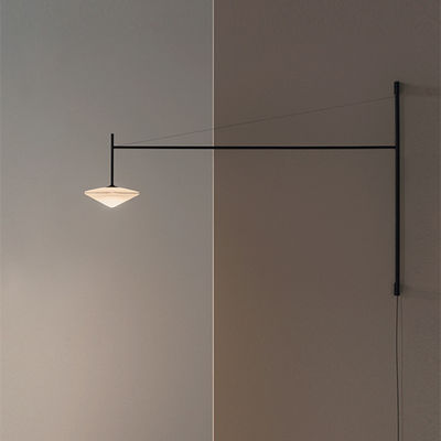 Nordic glass wall light Designer Minimalist black Arm Adjustable Villa Hall Background Restaurant Wall Lamp(WH-AP-151)