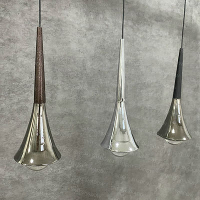 Nordic Long Pendant Light Stair Italian design lamp Villa Restaurant chrome light Living Room Pendant Light(WH-AP-153)