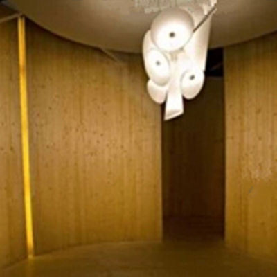 Post modern white pendant light Italian fashion design creative light designed living hotel Pendant Light(WH-AP-154)