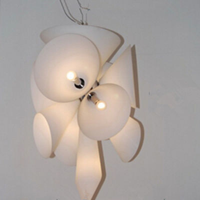 Post modern white pendant light Italian fashion design creative light designed living hotel Pendant Light(WH-AP-154)