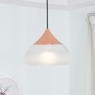 Water Glass Pendant Lights Drop Iron gold lamp Modern Led Living Room Bedroom Restaurant Pendant Lamp(WH-AP-156)